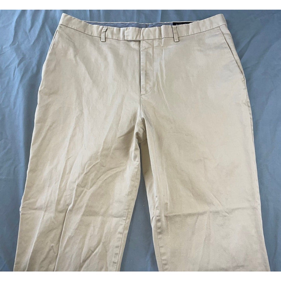 Banana Republic Slim Fit Stretch Cotton Chino Dress Pants. Men's 36X30.5, EUC!! - Picture 5 of 9